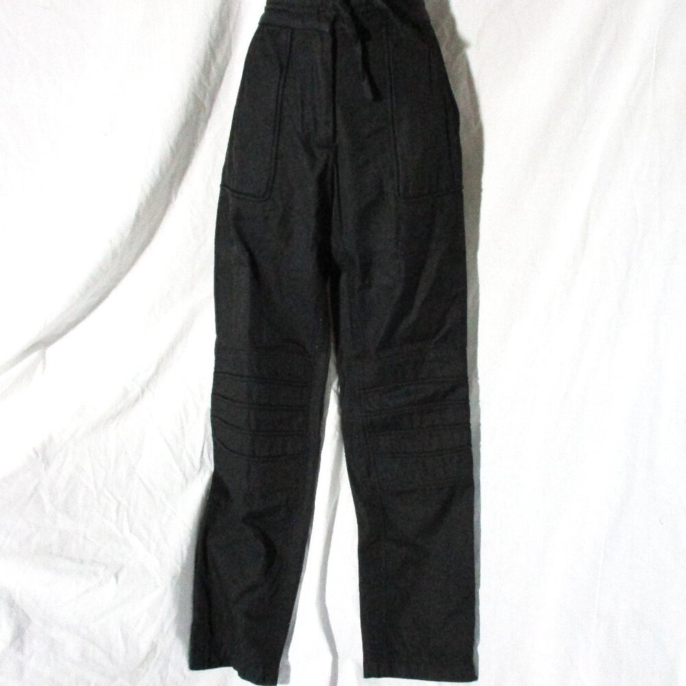 NWT NEW DRIES VAN NOTEN PETAL DO Pants Trousers 36 BLACK Pockets